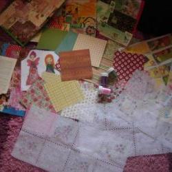 The Big Surprise Magic Box of art and craft supplies-a box full of whimsy art items for scrapbooking/mixed media art/collage/art journaling